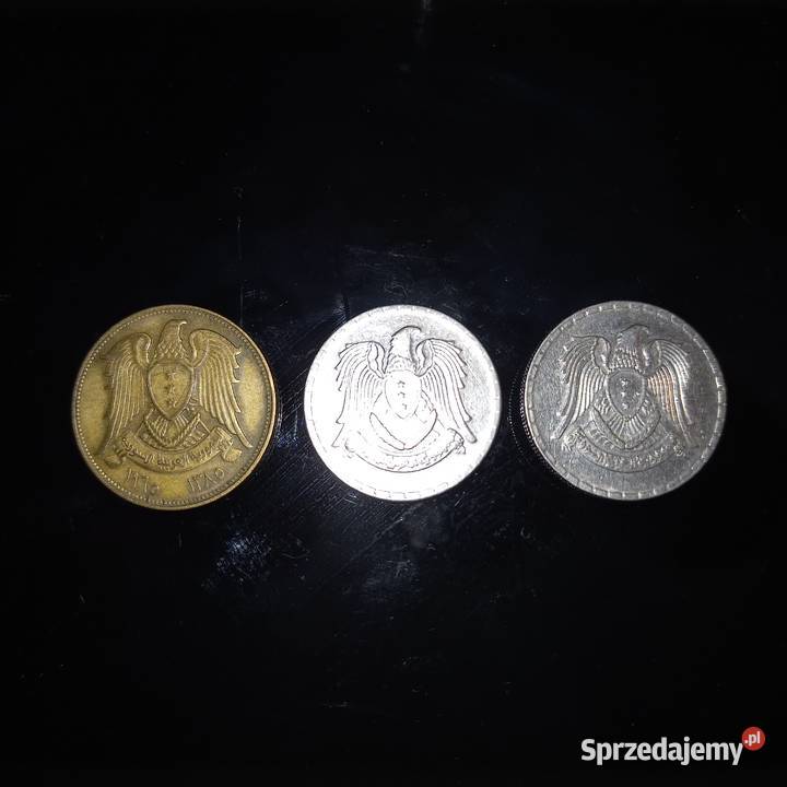 SYRIA monety obiegowe 1965 1968 Zemborzyce Podleśne