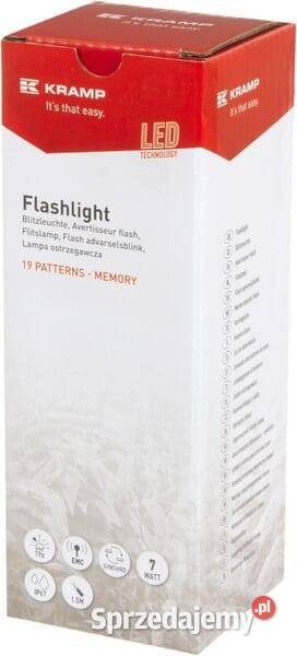 Lampa ostrzegawcza bursztynowa 6 LED LA20076 Oświetlenie Kamionna