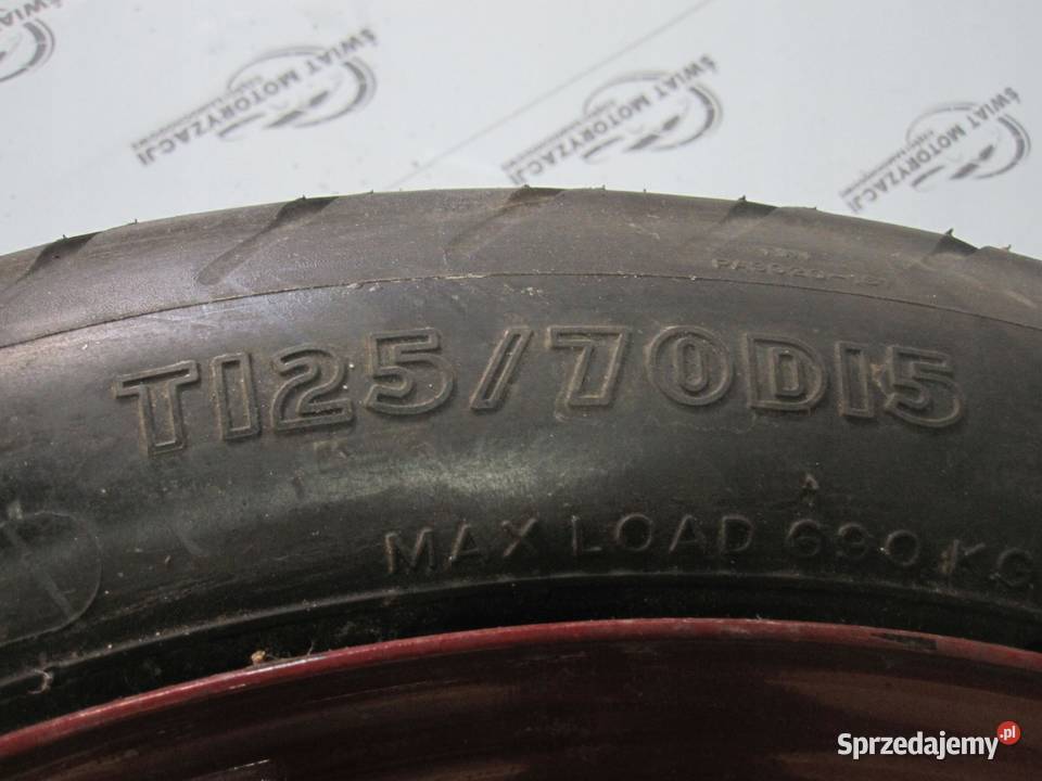 HONDA CIVIC VII koło dojazdowe 1257015 95M 4x100