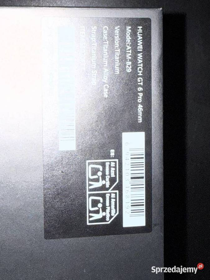 Huawei Watch 6 GT Pro Elite tytanowa wersja Bestwina