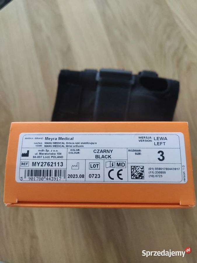 Orteza ręki stabilizyjąca mazowieckie Zabrodzie