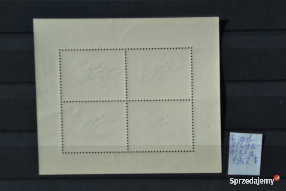 Znaczki Polska Fi ark1149a ark1151a Filatelistyka Sobótka sprzedam
