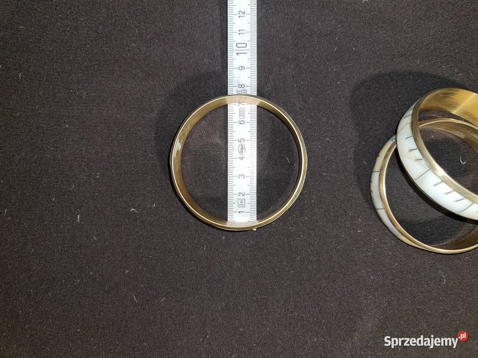 Bransolety w kolorze złoto perłowo Wąskie Katowice