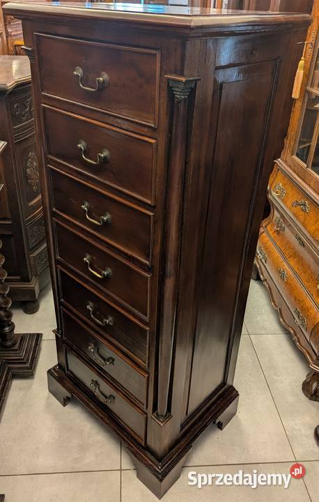 Piękna wysoka szyfonierakomoda kolonialna sklep