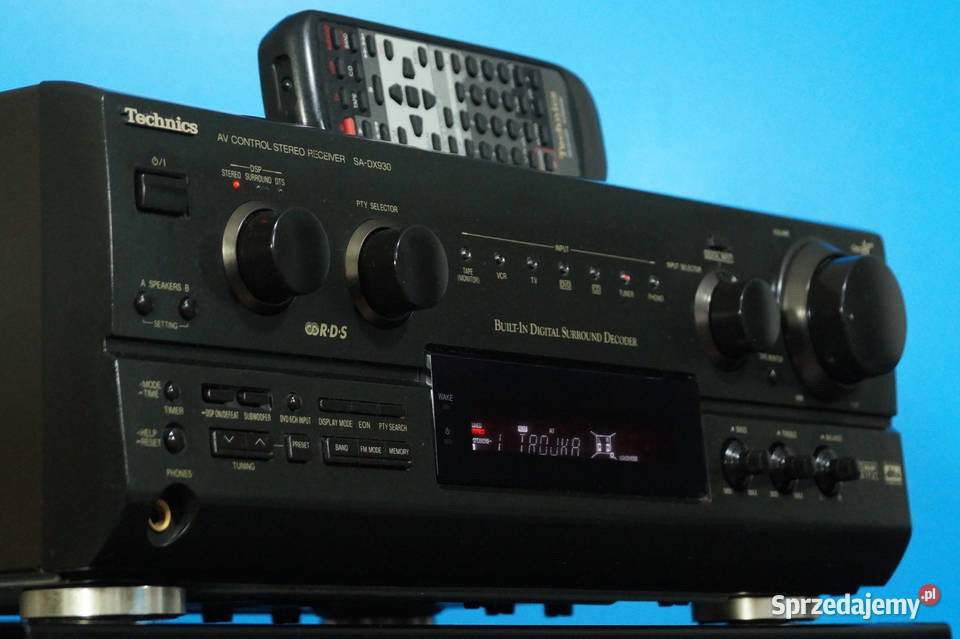 AMPLITUNER TECHNICS SADX930 Z PILOTEM W PIĘKNYM Amplitunery Jerzmanowice