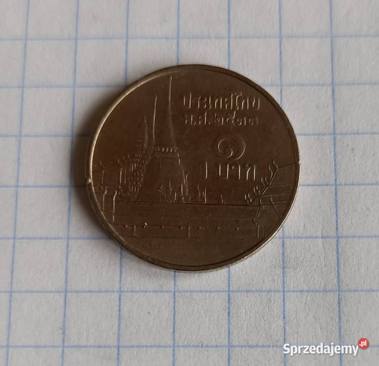 1 BAHT 1990 TAJLANDIA Piszczac