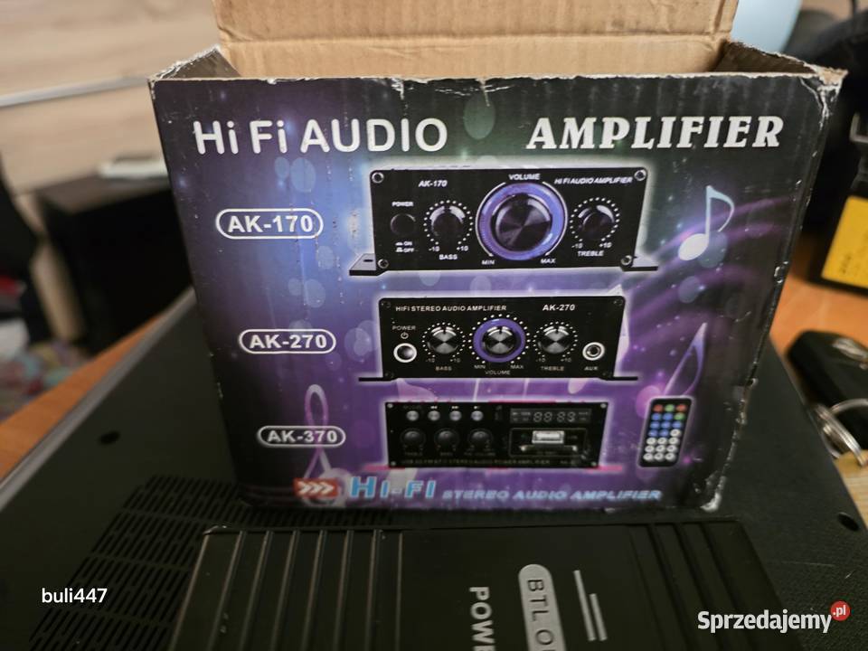 mini wzmacniacz stereo hifi 12v śląskie sprzedam