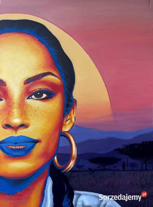 Obraz Wild Beauty ręcznie malowany akryl na Poznań