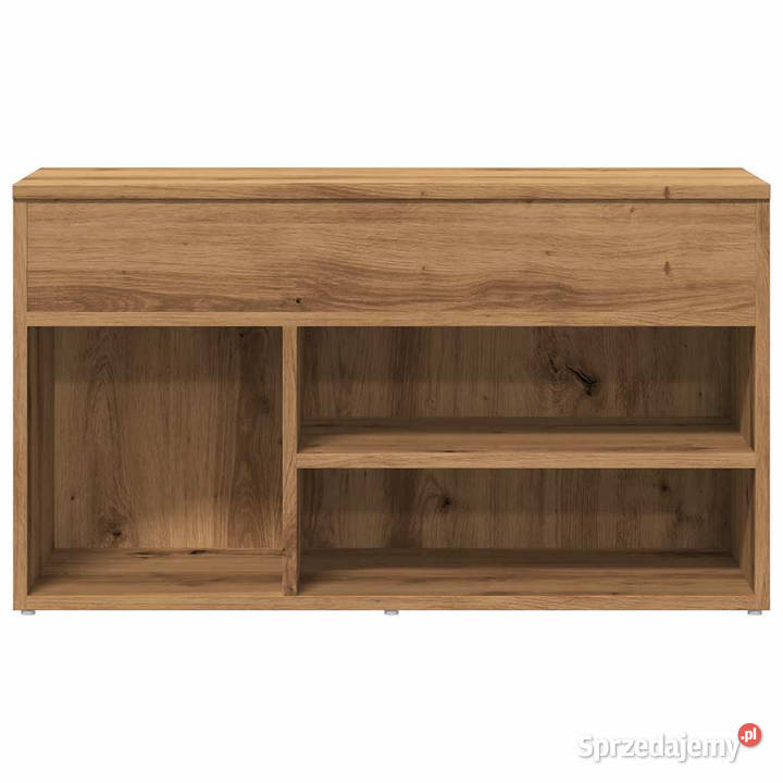 Ławka ze schowkiem na buty dąb artisan 80x30x45 Warszawa