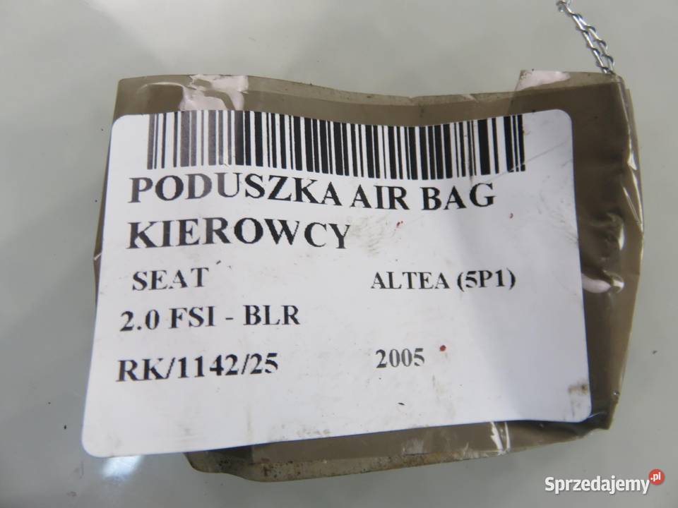 PODUSZKA KIEROWCY SEAT ALTEA 5P1 5P0880201H osobowe sprzedam