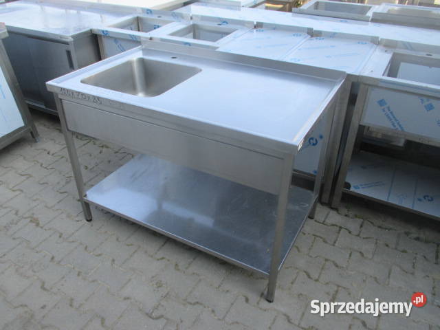 Zlew Gastronomiczny 1 Komorowy Z Półką 1207085 Ostrów Wielkopolski