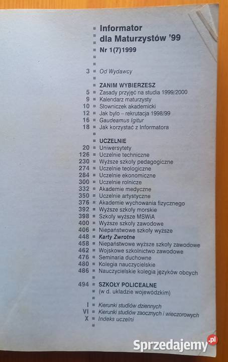 Informator maturzystów 99 miękka
