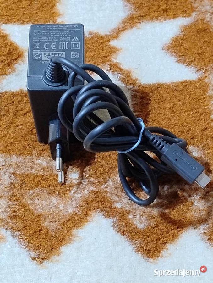 Oryginalny Zasilacz do Nintendo Switch HAC002 Witnica