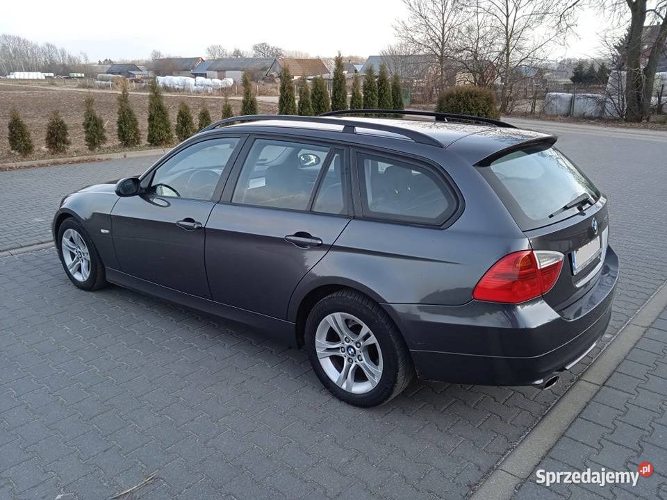 BMW 3 e91 kombi 2008r 318d 143186 243000 autoalarm Suchowola sprzedam
