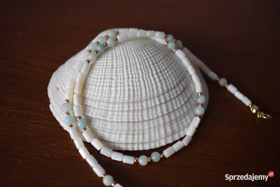 Naszyjnik masa perłowa mazowieckie Warszawa