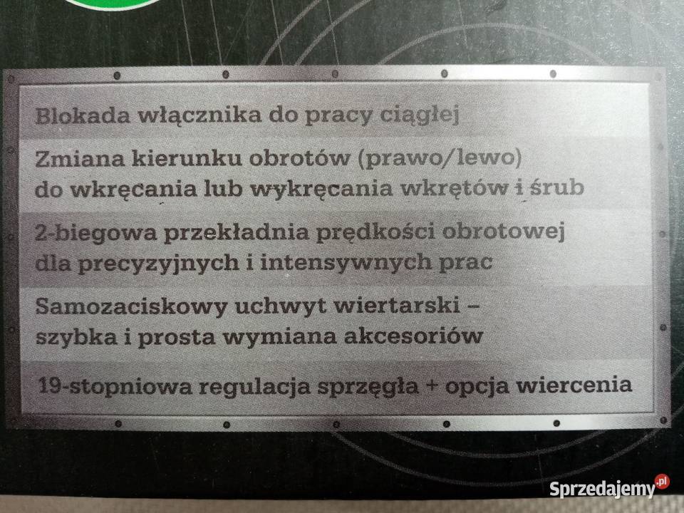 Wiertarko wkrętarka 6m przewodu Nowa
