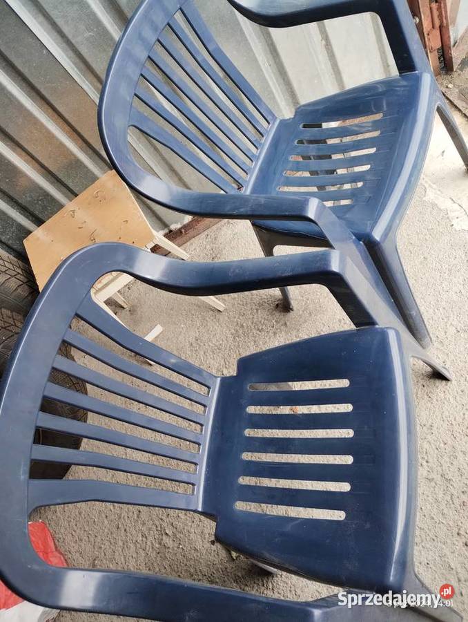 Krzesła ogrodowe plastikowe 2 na dzialkę zachodniopomorskie Szczecin