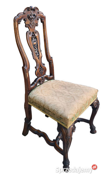 KOMPLET unikatowych krzeseł LUDWIK XV