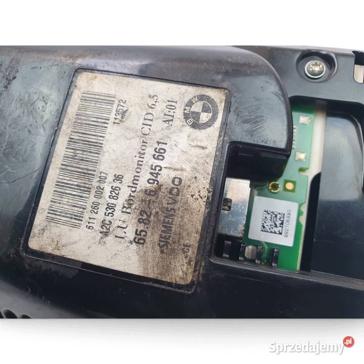 WYŚWIETLACZ EKRAN Nawigacji Radia BMW Serii 5 osobowe Sprzęt audio fabryczny Chełm