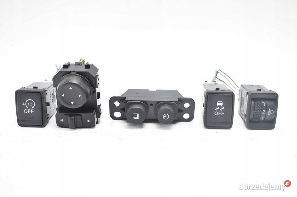 PRZYCISK REGULACJI LUSTEREK NISSAN NOTE E12