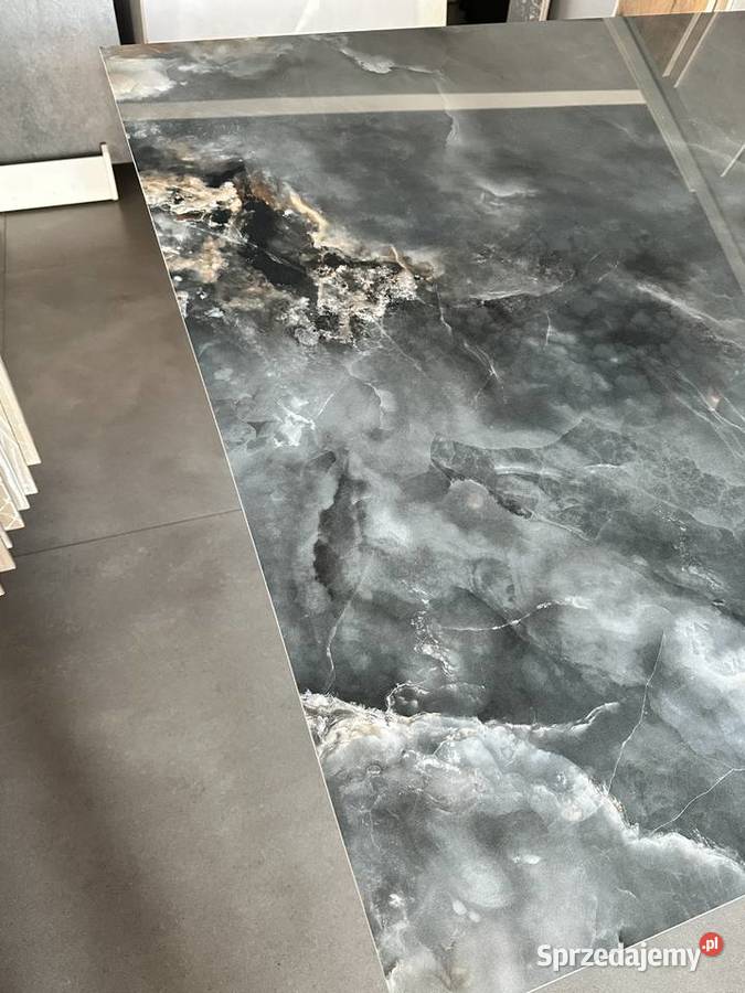 PŁYTKA gres AQUAMARINE BLACK POLER 1198X1198 GAT