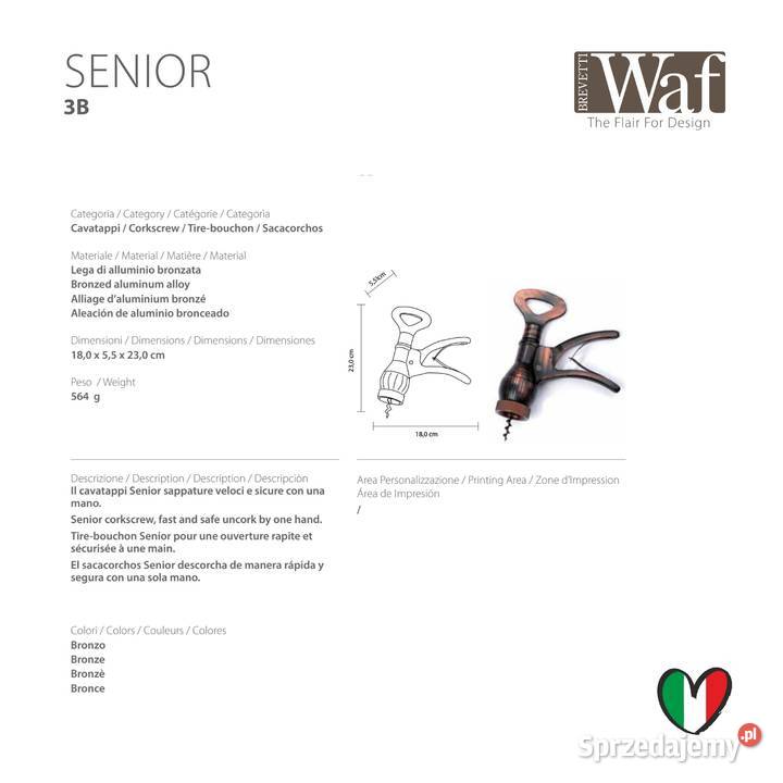 WAF korek do wina musującego prosecco szampana