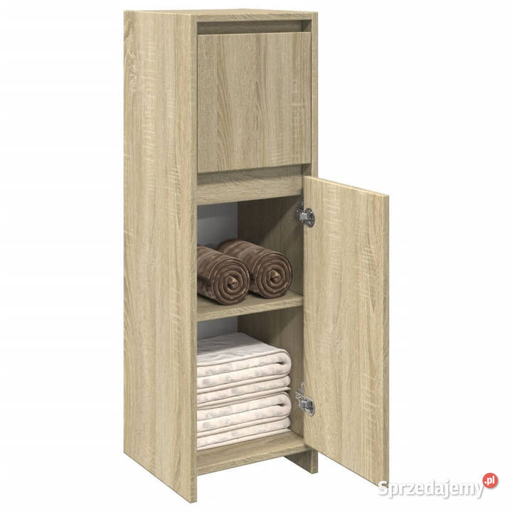 Szafka łazienkowa dąb sonoma 30x30x95 płyta Warszawa