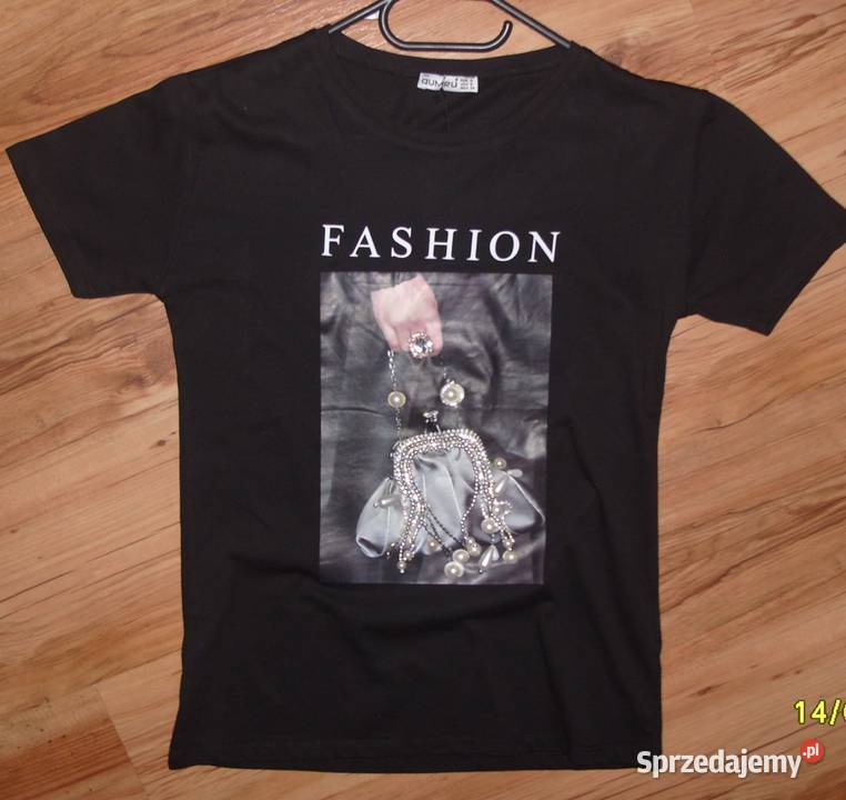 TSHIRT cyrkonie perełki r SM QUMRU