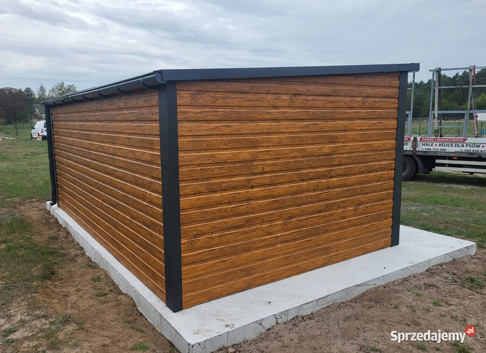 Domek Schowek Ogrodowy 5x3 drewnopodobny spad na