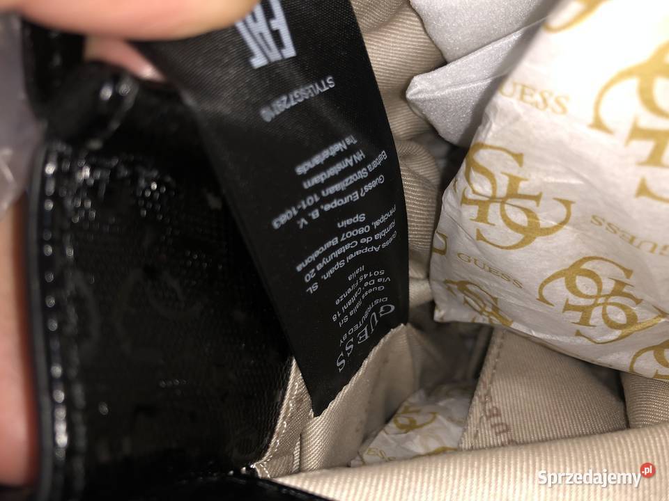 Guess torebka czarna duza Do ręki  Białystok sprzedam