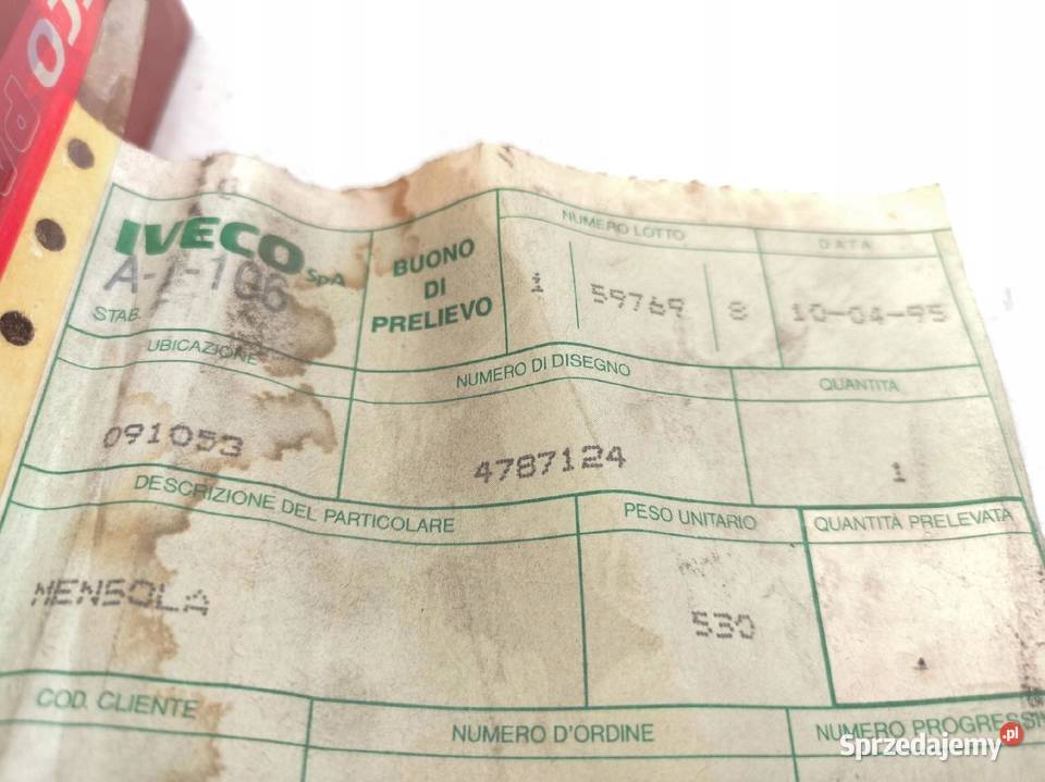 MOCOWANIE ZDERZAKA PRZÓD IVECO 11514 13514 ORI Części montażowe Motoryzacja lubelskie