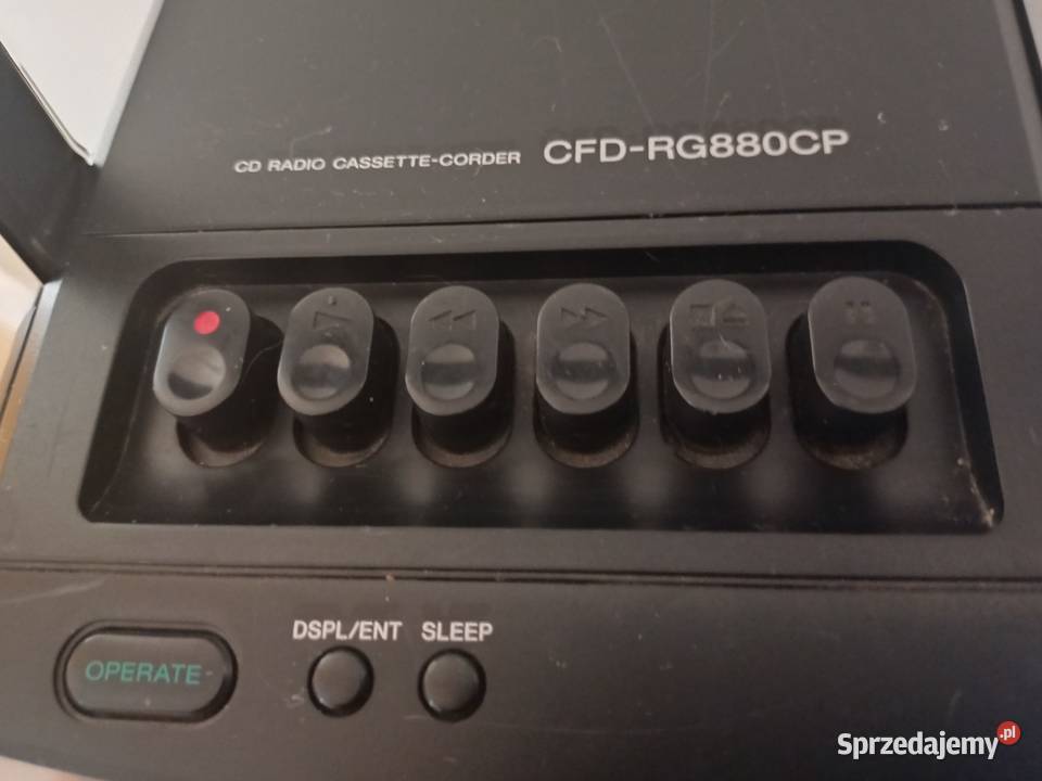 Radiomagnetofon Sony CFDRG880CP CD MP3 Kaseta Gorzów Wielkopolski sprzedam