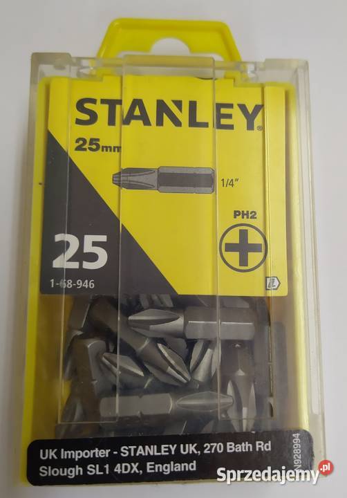 Końcówka z ogramnicznikiem PH 2 Stanley Lublin sprzedam