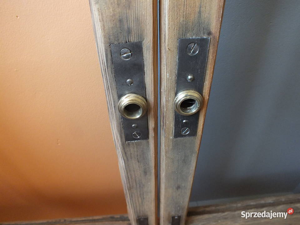 Stare okna drewnianeokoło 1920 prawe lewe Bielawa