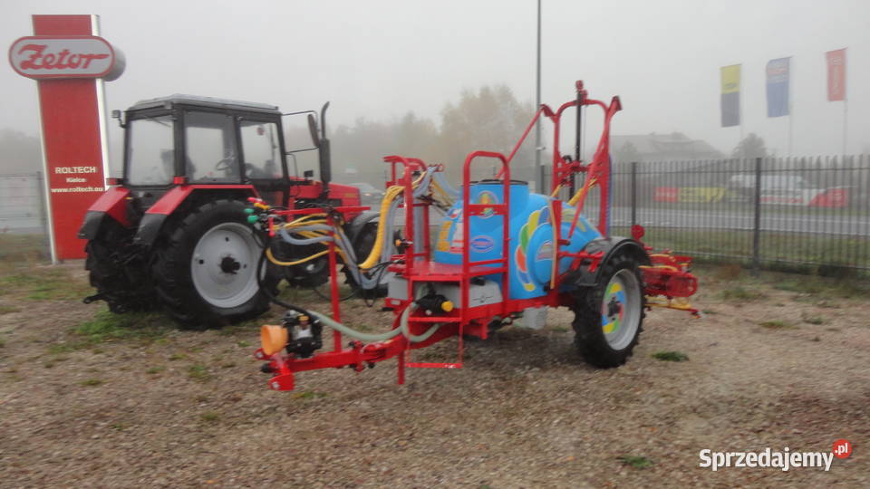 Opryskiwacz ciągany Biardzki 1200l 15m nieuszkodzony Sulejów