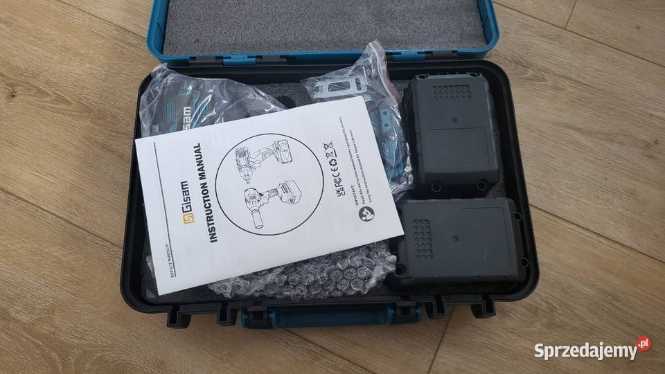 Klucz udarowy GISAM 2800Nm 2x aku 998V ładowarka lubelskie Lublin
