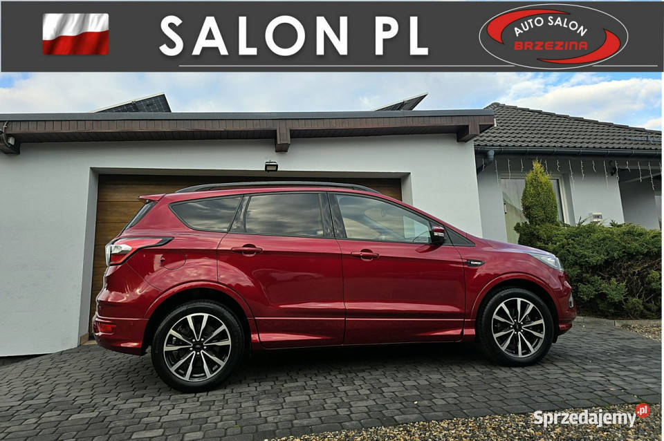 Ford Kuga serwis ASO panorama dach Full Led II lakier metallic śląskie Rydułtowy sprzedam