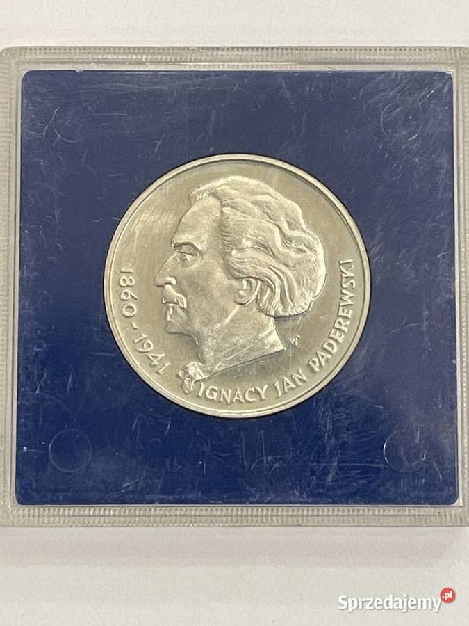 Srebrna moneta 100 1975 Ignacy Jan Paderewski