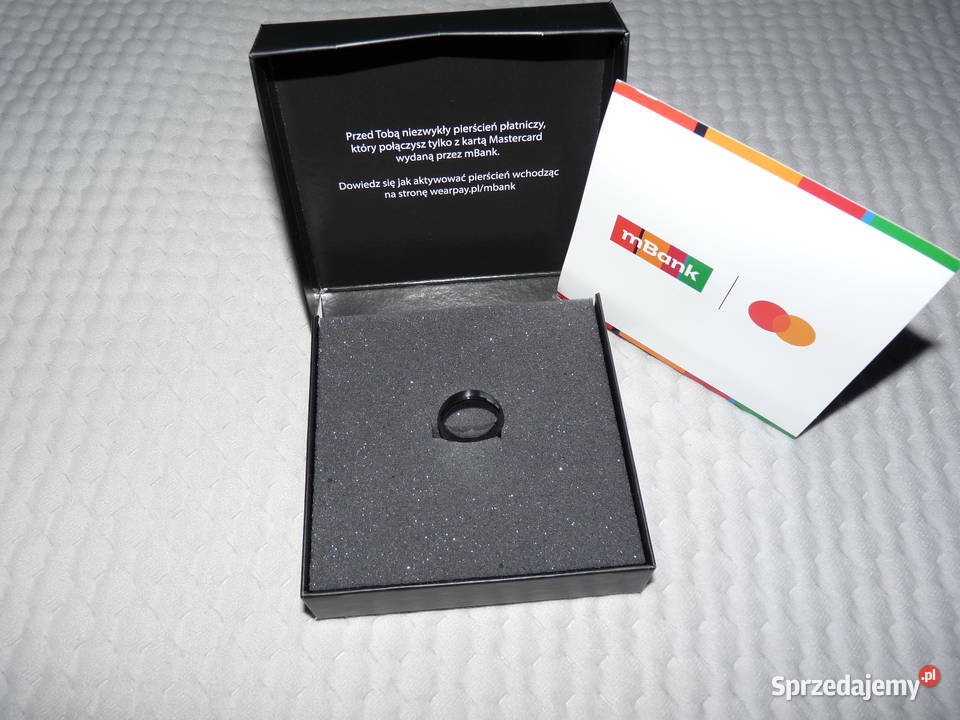 Obrączka płatnicza pierścień Wearpay mBank 9 małopolskie Kraków