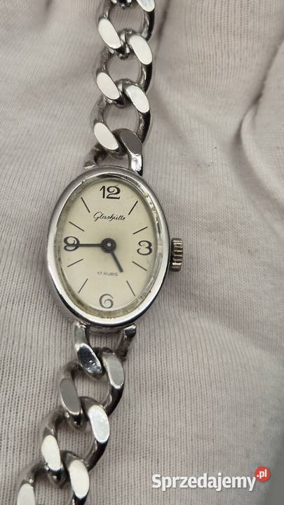 Damski mechaniczny zegarek Glashutte śląskie Chorzów