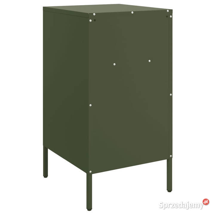 Szafka nocna oliwkowa 36x39x68 stal WM843086 mazowieckie Warszawa