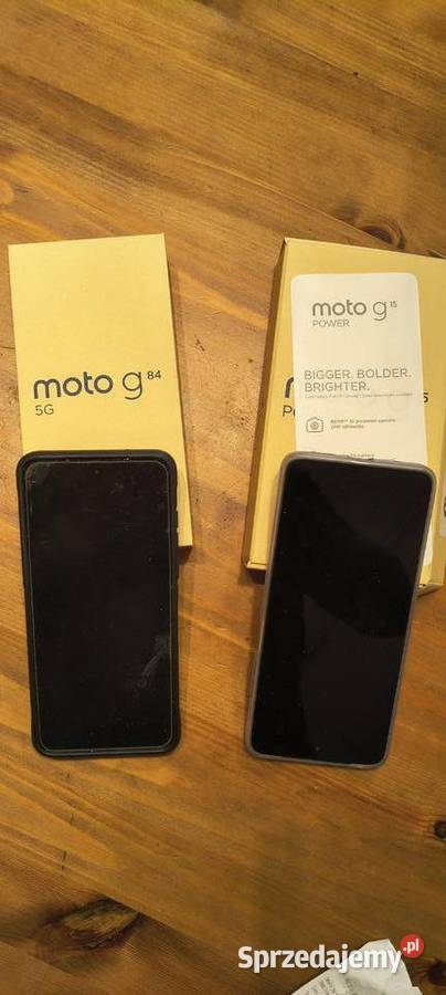 Sprzedam motorola Moto g 84 i Motorola Moto g 15