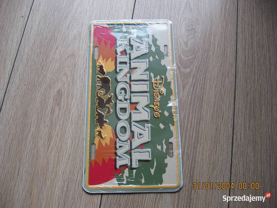 Tablica rejestracyjna Disney Animal Kingdom Lew Przemyśl