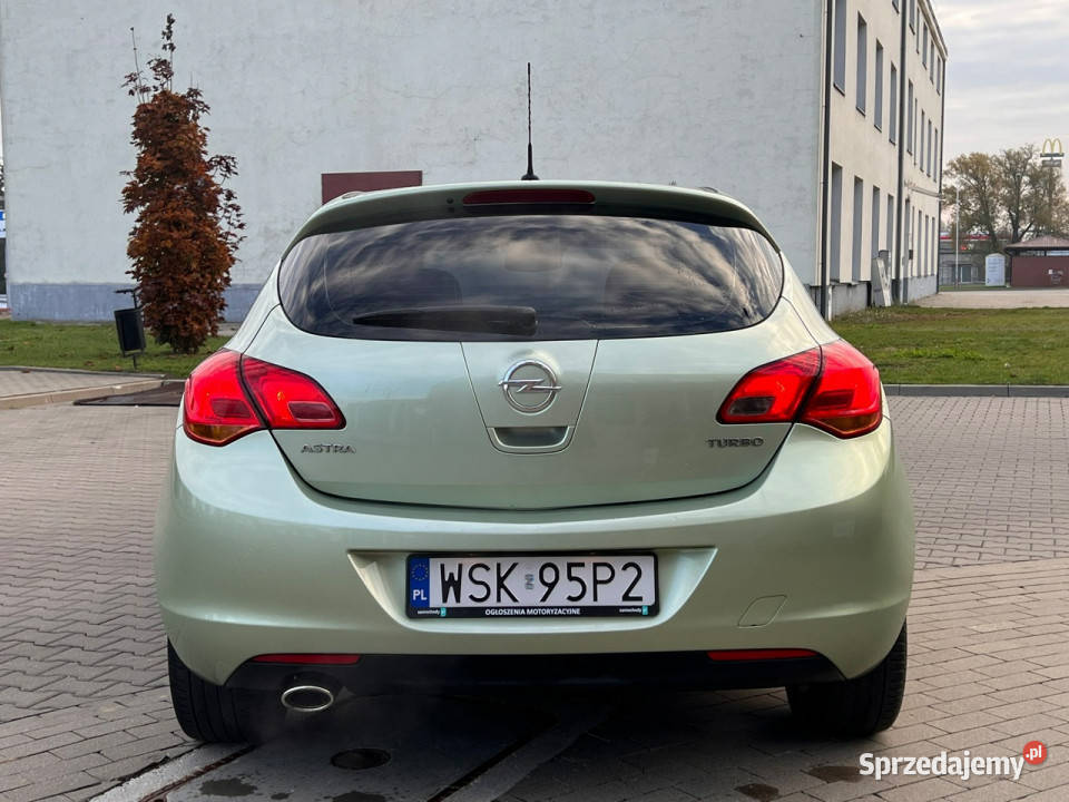 Opel Astra 14 TURBO ALU Klima Service NAP J nawigacja mazowieckie Sokołów Podlaski
