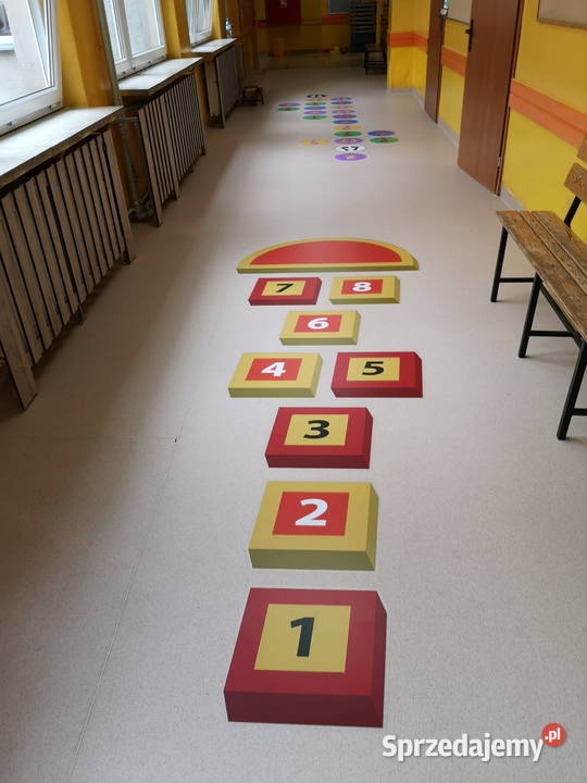 Klasy 3D Pomarańczowe gry korytarzowe naklejki Sklep Opole sprzedam