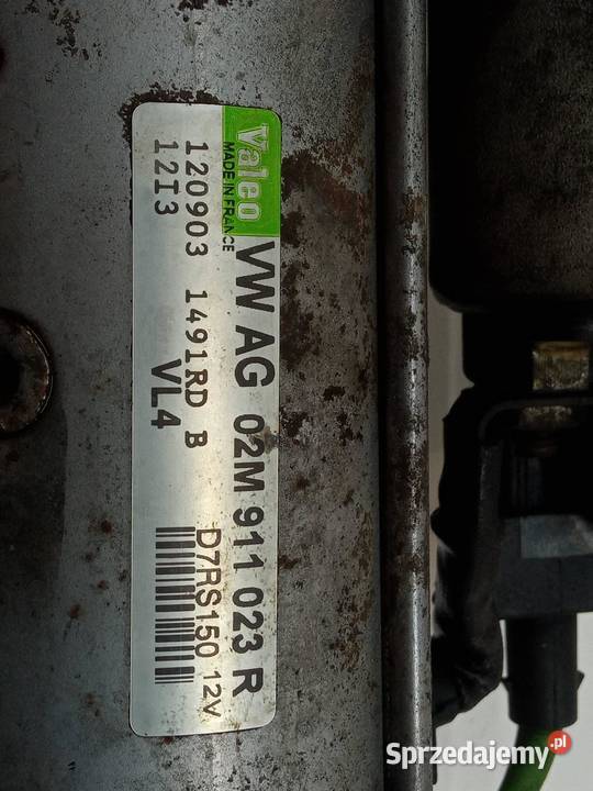ROZRUSZNIK 02M911023R 19 TDI VW Volkswagen Golf Układ elektryczny silnika