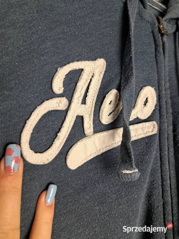 Niebieska bluza Aeropostale z kapturem M Odzież sportowa