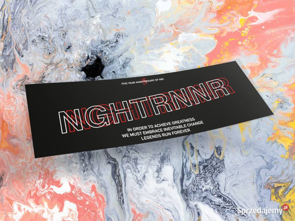 Naklejka K13 NIGHTRUNNER 12 x 4 drift slap 1