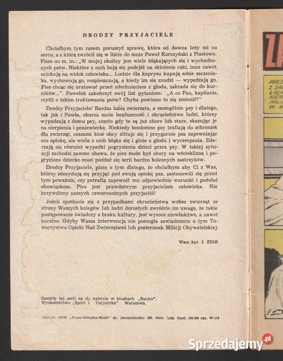 KAPITAN ŻBIK ZAKRĘT ŚMIERCI 1974 Łódź