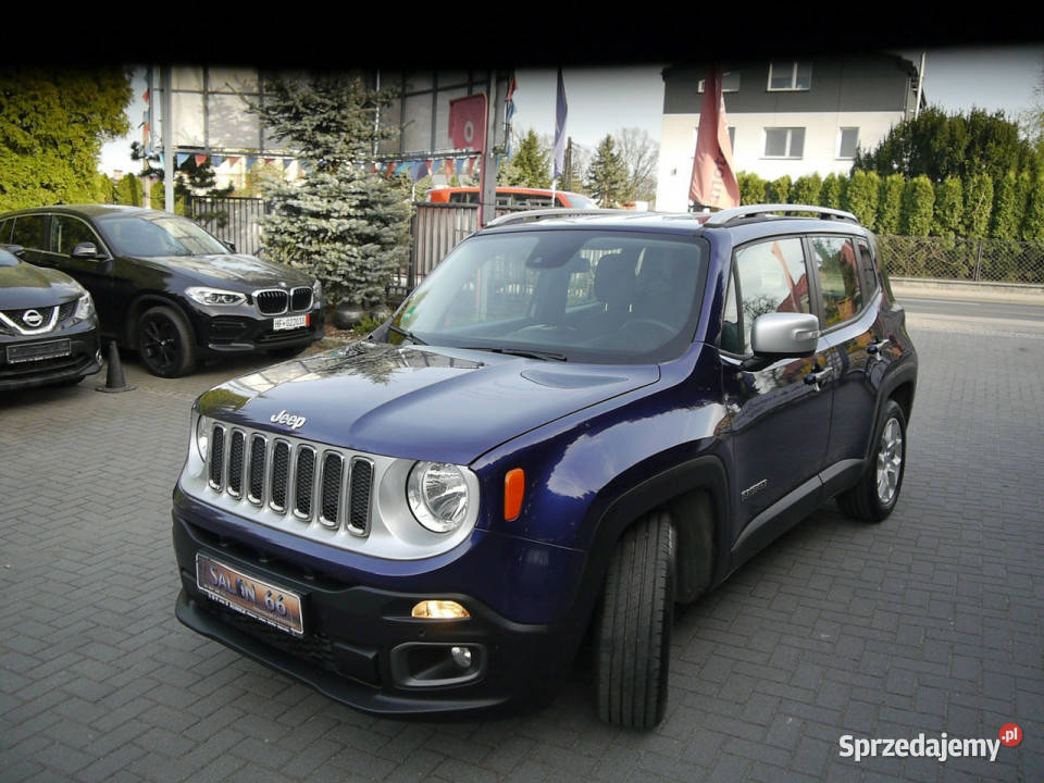 Jeep Renegade 100 Stan Idealny 100bezwypadkowy z diesel śląskie Częstochowa